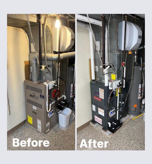 Furnace replacement in N. Olmsted
